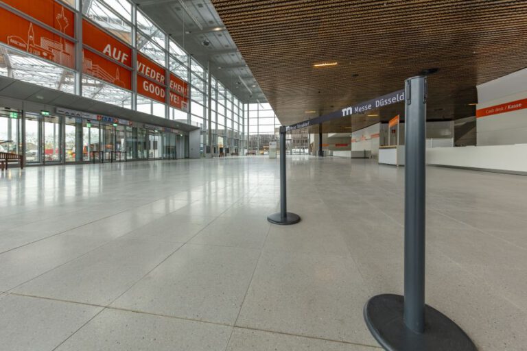 Messe-Hotspot im Ruhemodus