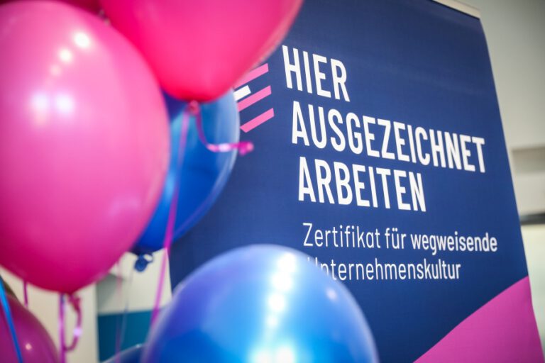 Zertifikat für wegweisende Unternehmenskultur