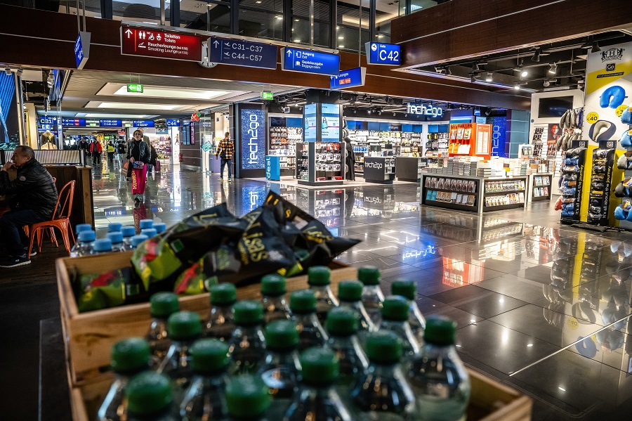 Shoppen am Flughafen