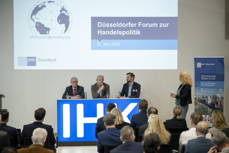 Düsseldorfer Forum zur Handelspolitik – Handel im Wandel: Trump trotzen