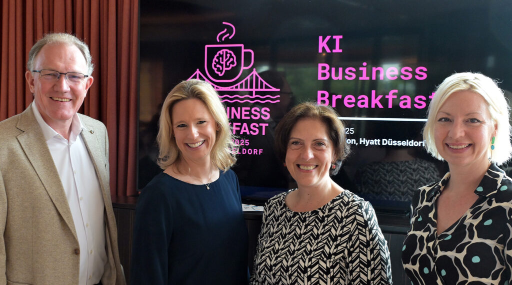 Künstliche Intelligenz mit Croissant KI Business Breakfast im Hyatt Regency Düsseldorf