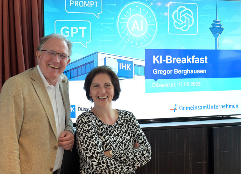 Künstliche Intelligenz mit Croissant KI Business Breakfast im Hyatt Regency Düsseldorf