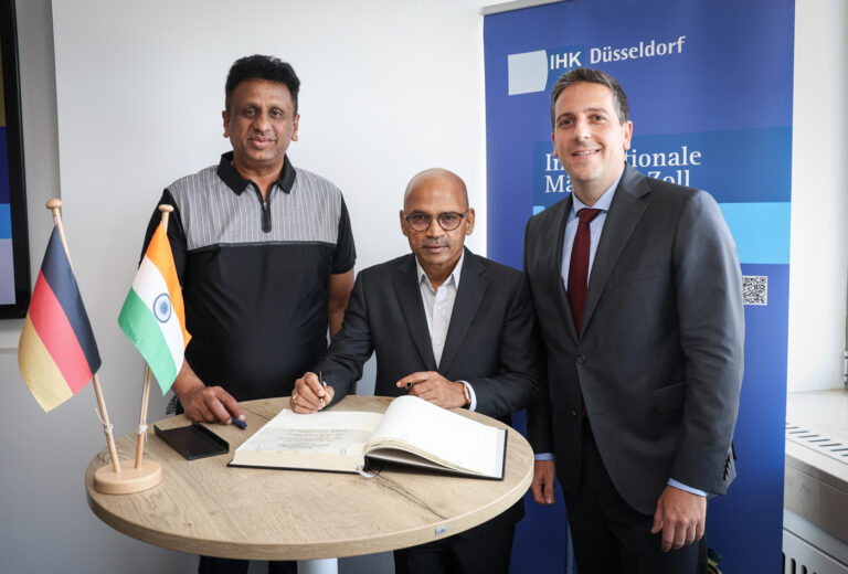 Pilotprojekt für die Fachkräfte von morgen – IHK Düsseldorf begrüßt Delegation aus Karnataka, Indien