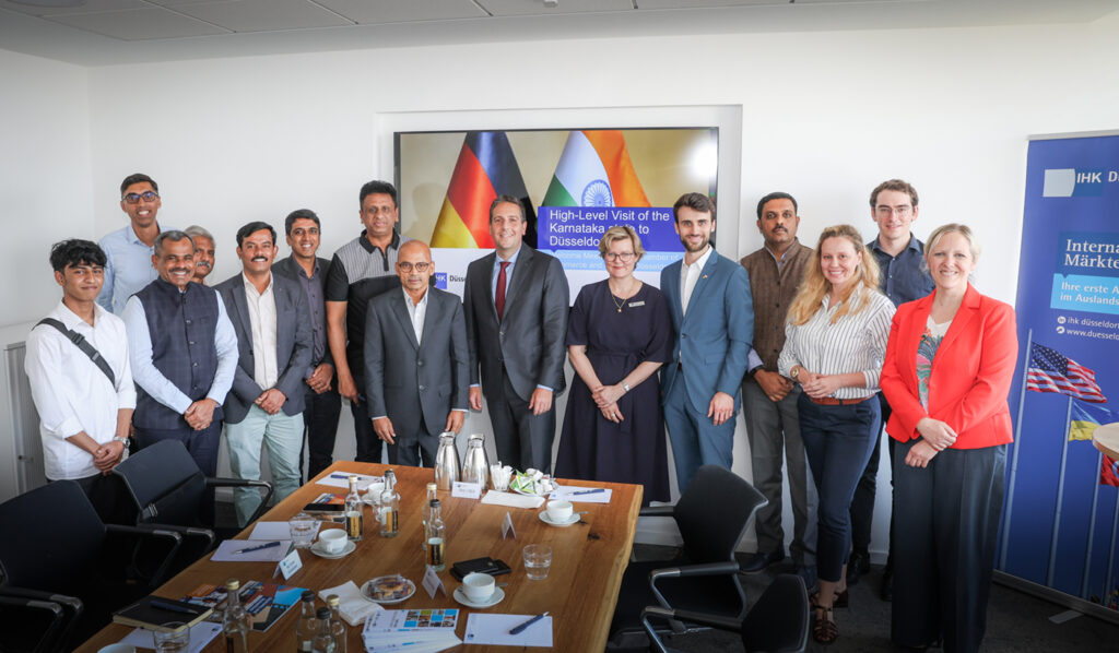 Pilotprojekt für die Fachkräfte von morgen – IHK Düsseldorf begrüßt Delegation aus Karnataka, Indien