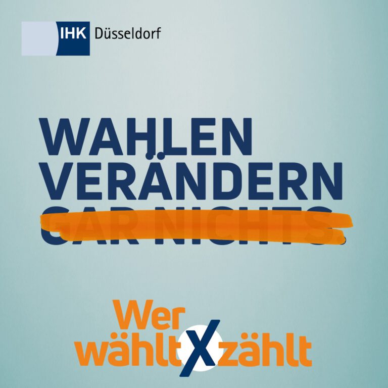 Wer wählt, zählt: Ihre Stimme für einen starken Wirtschaftsstandort
